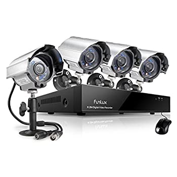 乐范 funlux c ks c84ch p 600线监控套装 成套监控系统 高清监控设备