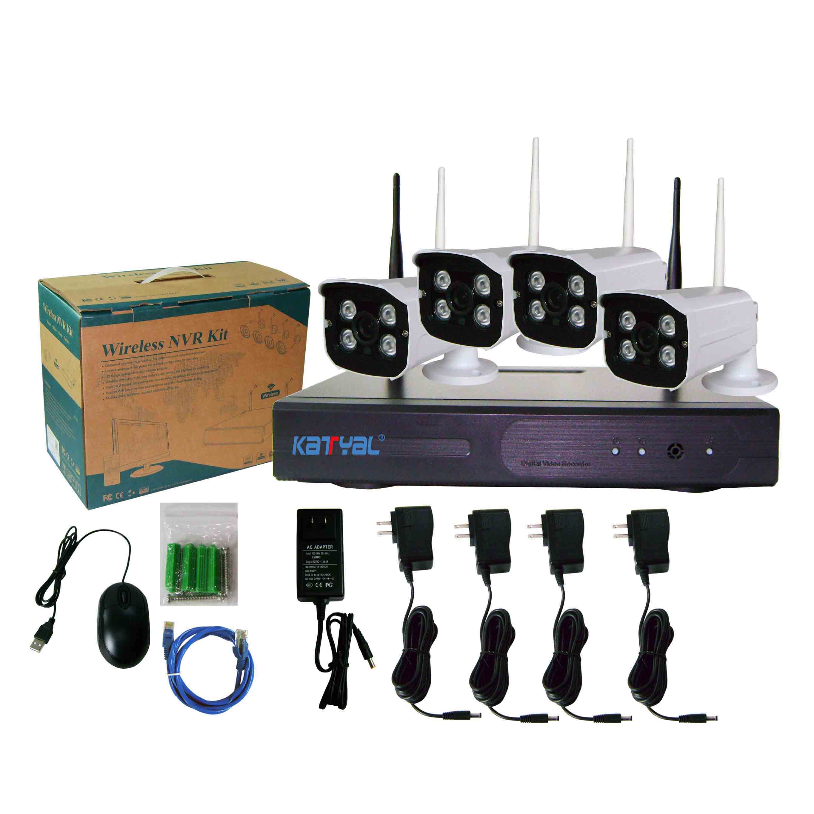 4路wifi监控套装