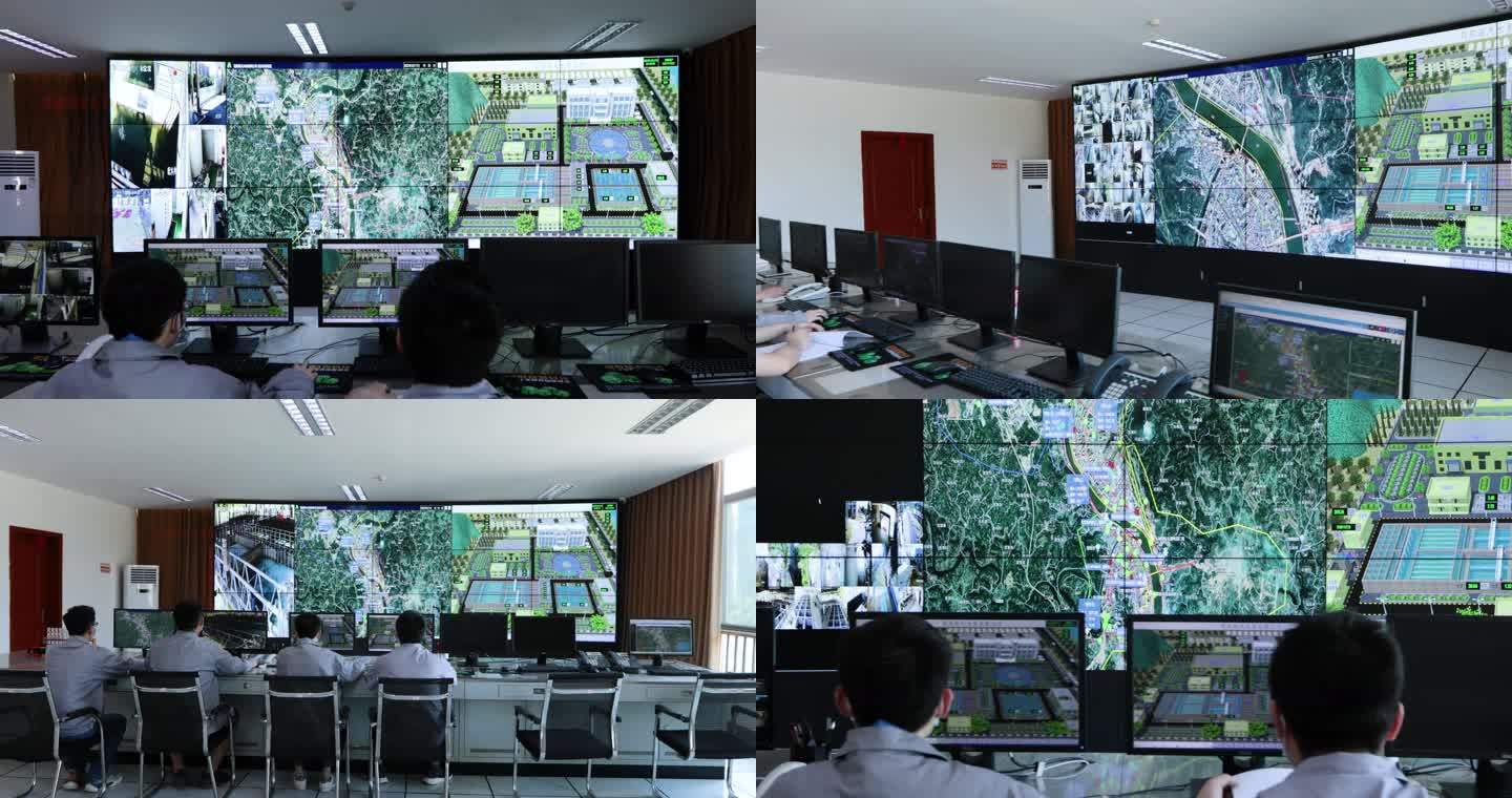 污水处理厂监控室