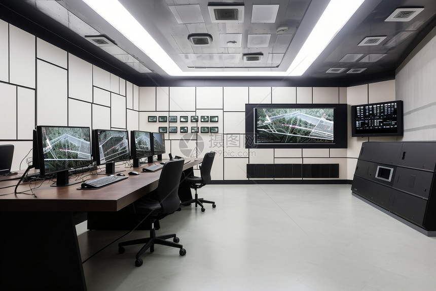 监控室 现代安全网络的神经中枢
